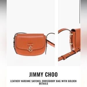 Jimmy Choo Varenne Orange Crossbody Bag